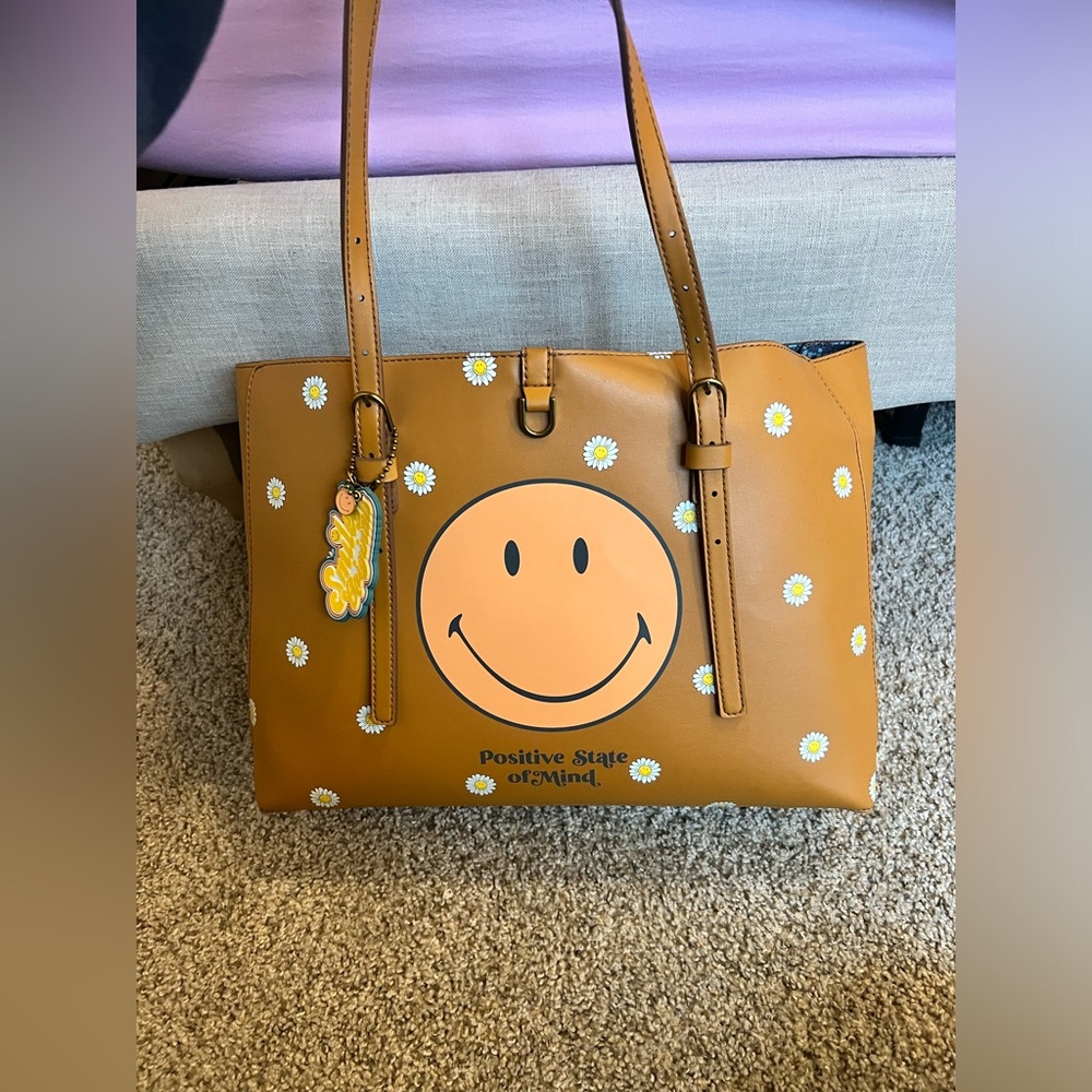 Fossil Smiley Originals handbag and removable pouch